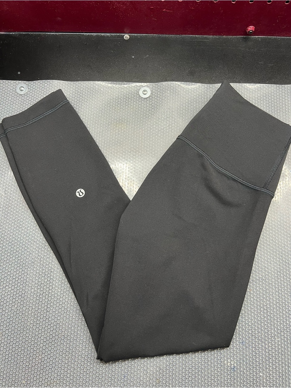 lululemon athletica Black woman Leggings with Logo